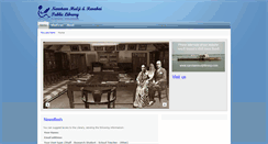 Desktop Screenshot of narotammuljilibrary.com
