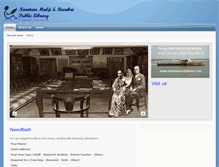 Tablet Screenshot of narotammuljilibrary.com